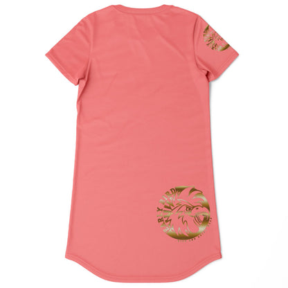 EB NAW SEE (PEACH) T-Shirt Dress