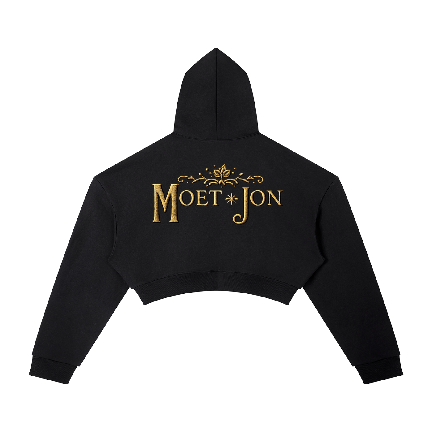 EB MOET JON Cropped Hoodie