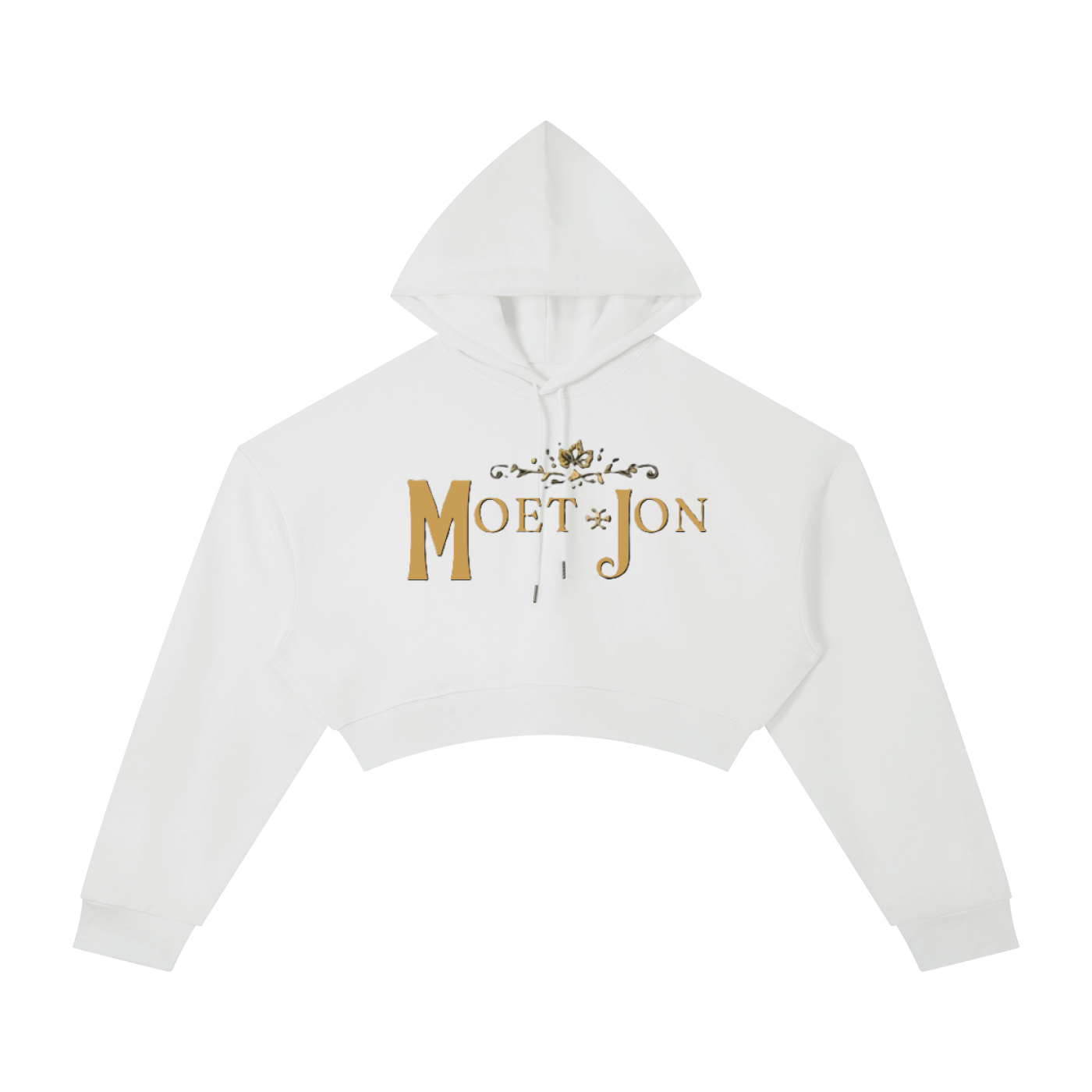 EB MOET JON Cropped Hoodie