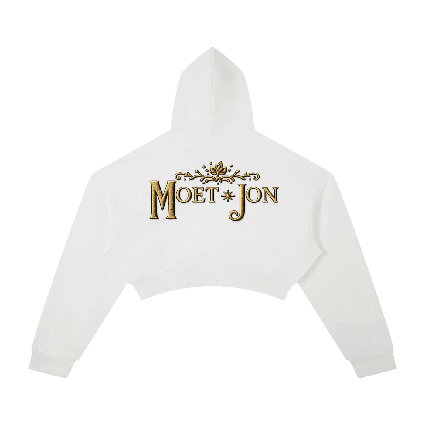 EB MOET JON Cropped Hoodie