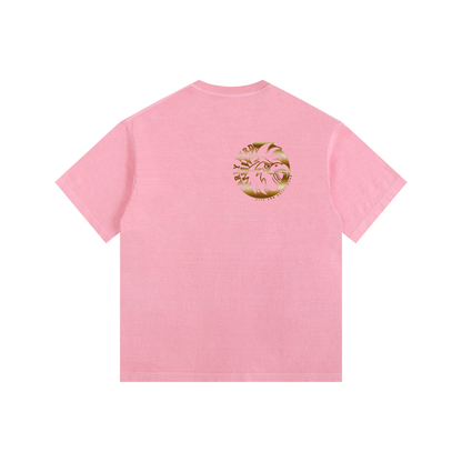 EB MOET JON Vintage Washed Oversized Cotton T-Shirt