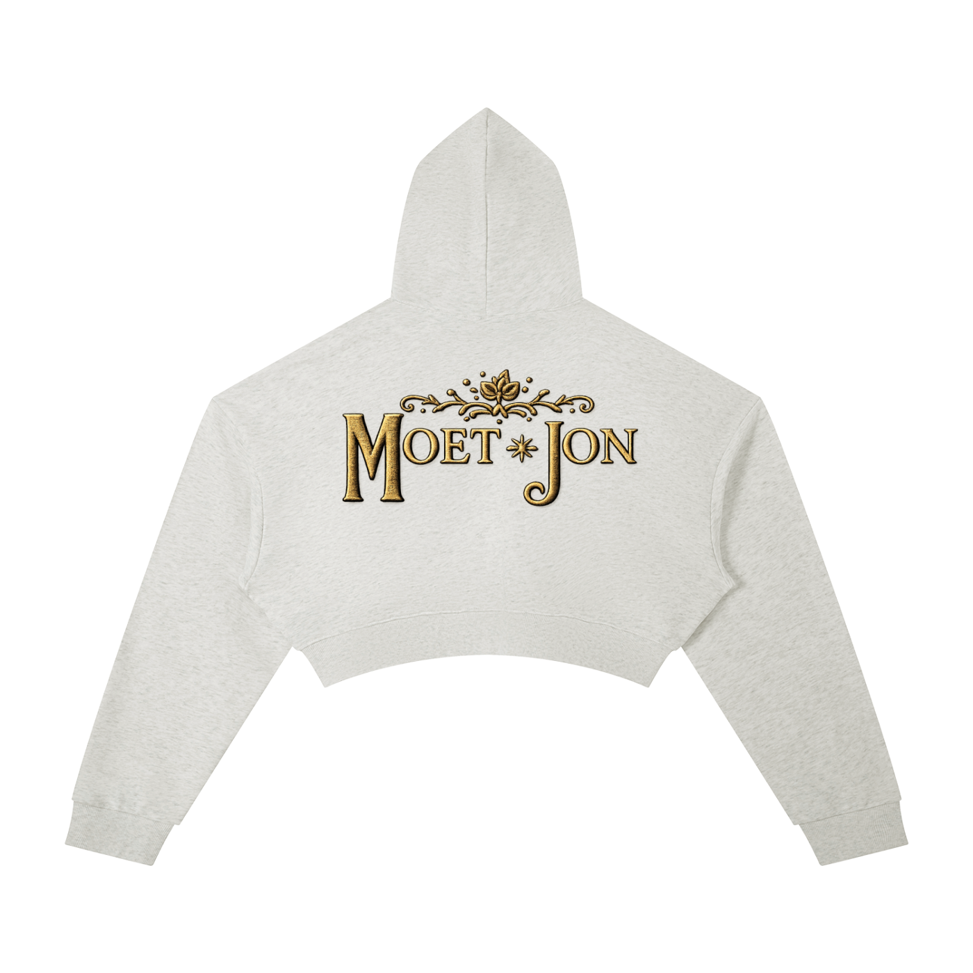 EB MOET JON Cropped Hoodie