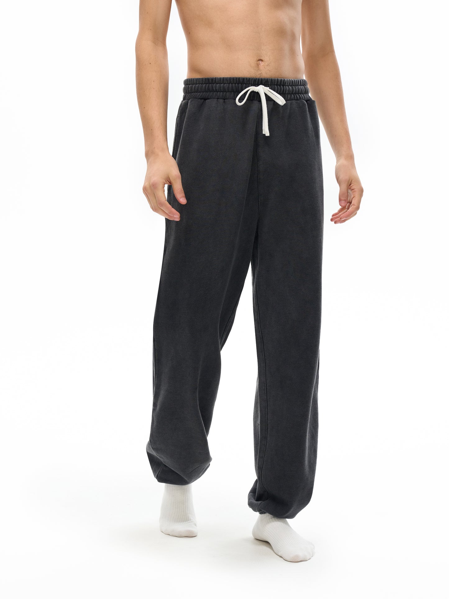 EB MOET JON Vintage Washed Cotton Sweatpants