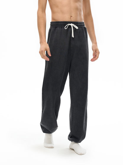 EB MOET JON Vintage Washed Cotton Sweatpants