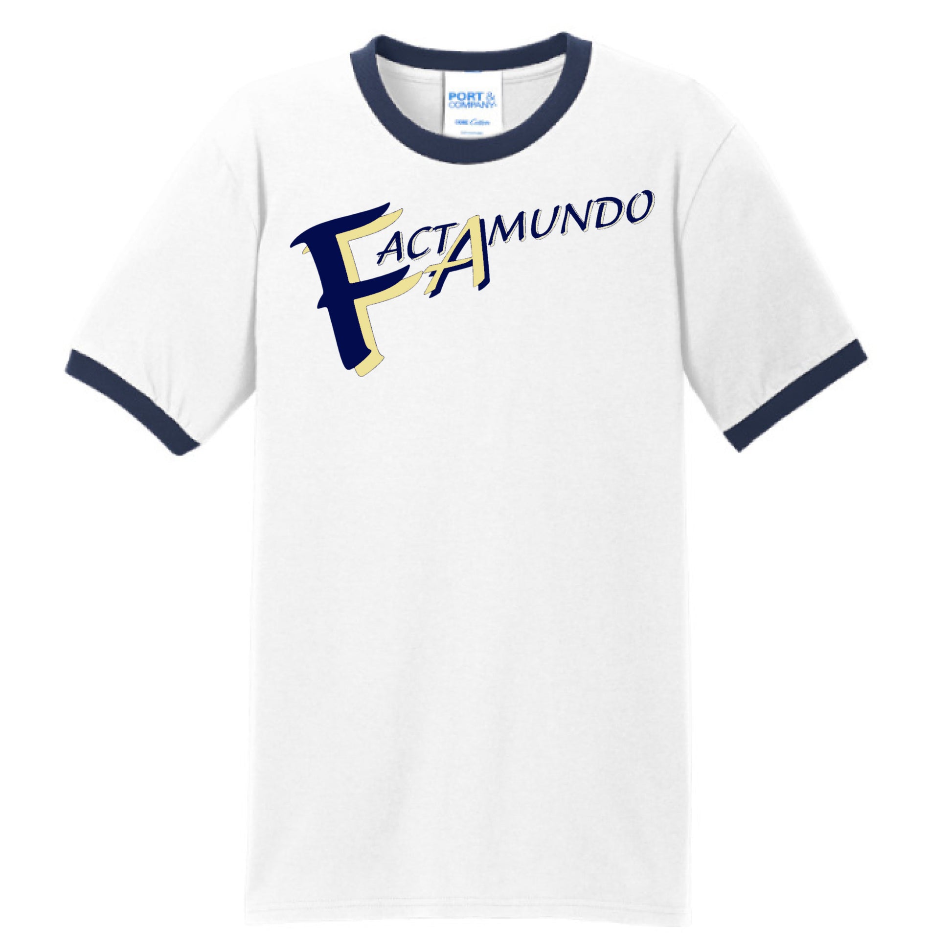 White/ Navy - FRONT