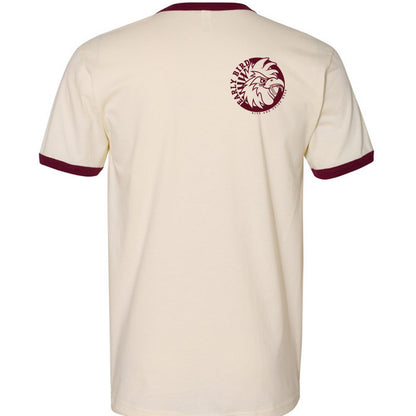 NATURAL/ MAROON - BACK