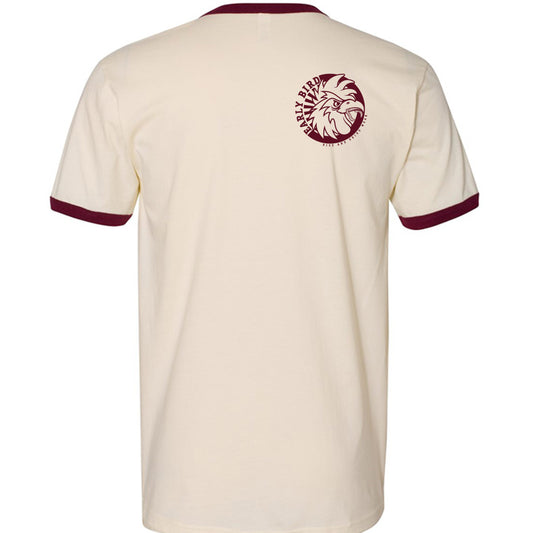 NATURAL/ MAROON - BACK
