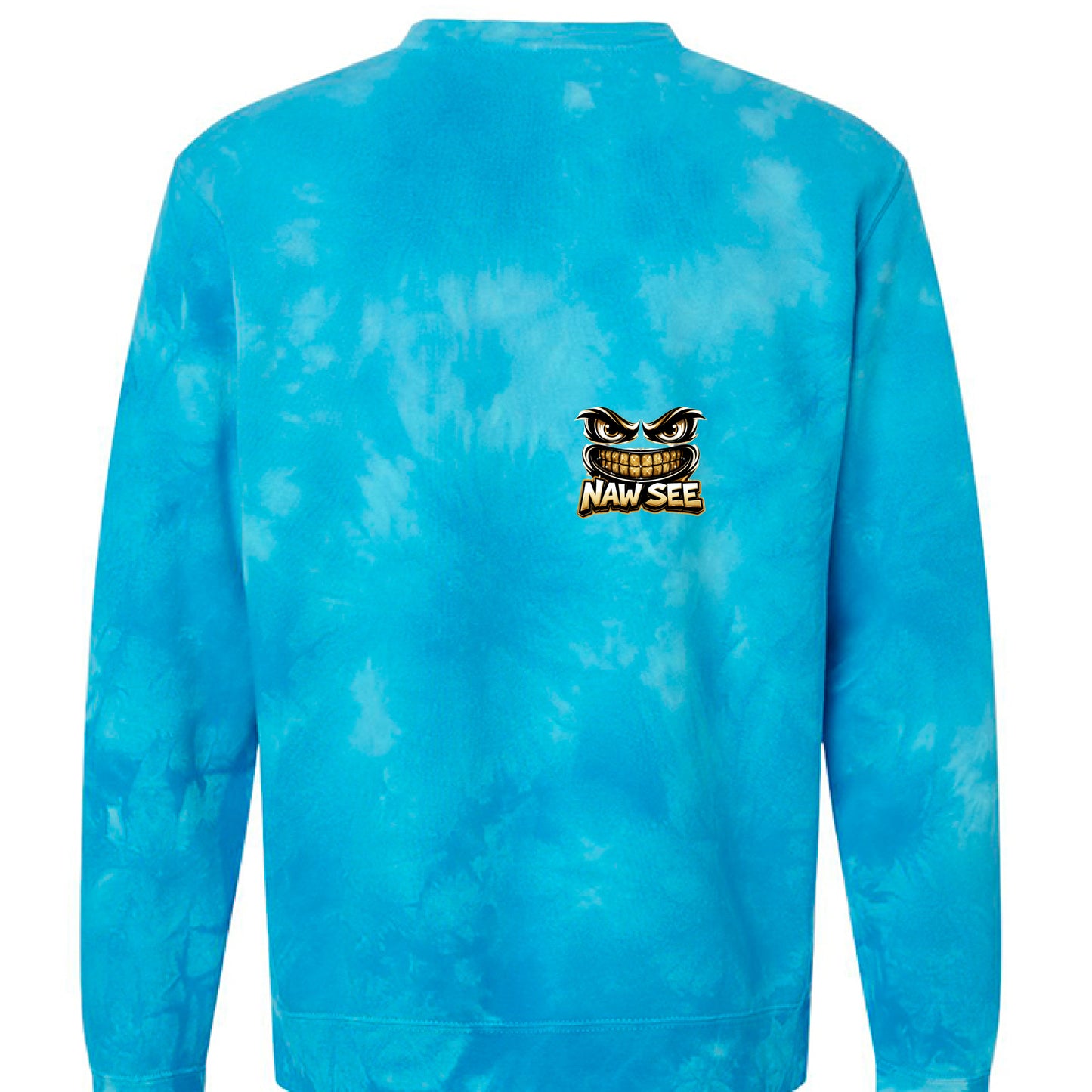 Tie Dye Aqua Blue - BACK