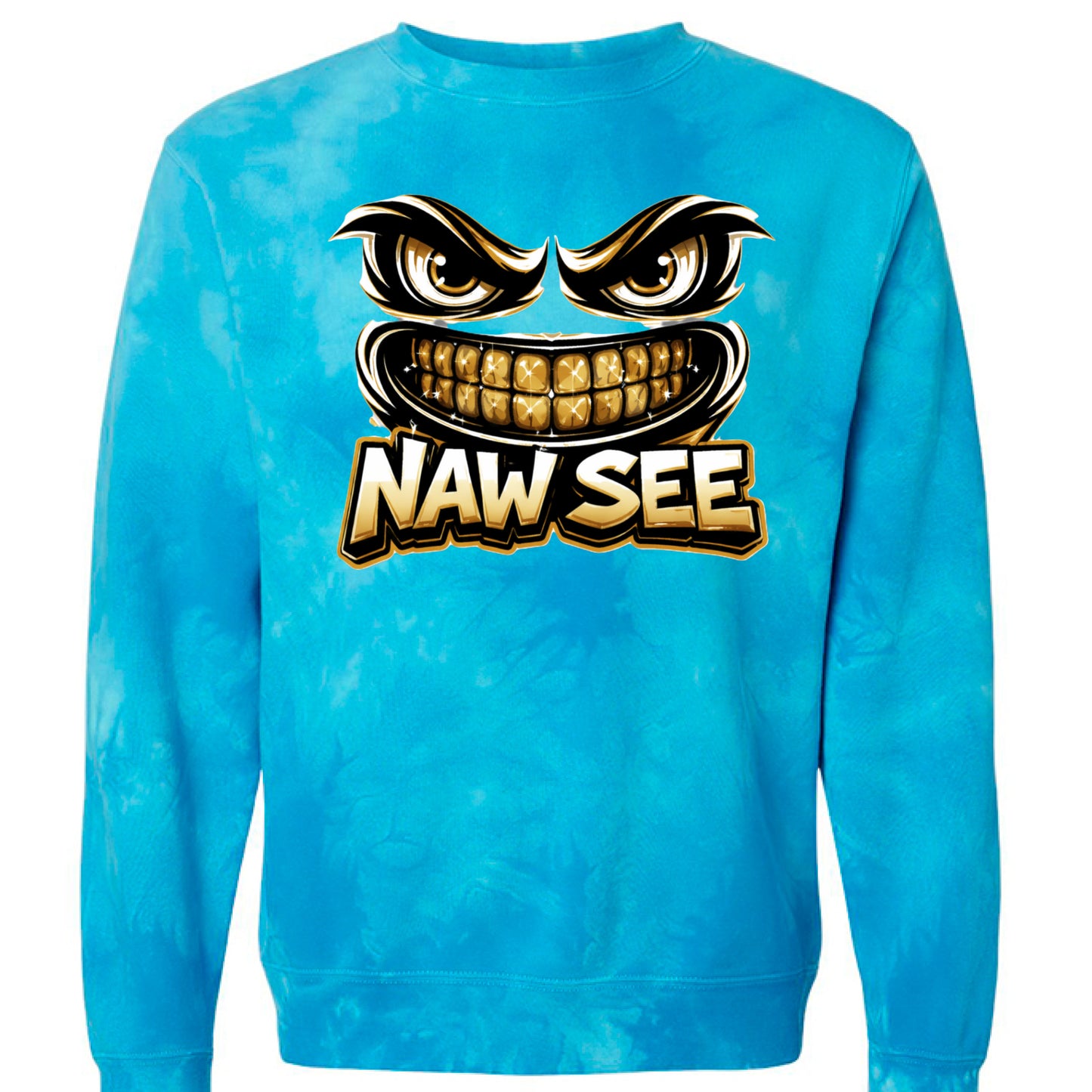 Tie Dye Aqua Blue - FRONT