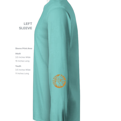 Tie Dye Aqua Blue - SLEEVE_LEFT